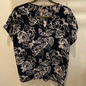 Chicos Island print tunic
